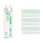 Monipakkaus 25x Osram Lumilux Interna T8 18W - 827 Erittäin Lämmin Valkoinen | 60cm
