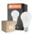 Monipakkaus 6x Ledvance Classic LED E27 Päärynä Matta 10W 1055lm - 827 Erittäin Lämmin Valkoinen | Himmennettävä - Korvaa 75W