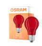 Osram LED Star Classic Decor E27 Päärynä Filament Matta 2.5W 45lm - Punainen | Korvaa 7W