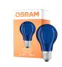 Osram LED Star Classic Decor E27 Päärynä Filament Matta 2.5W 10lm - Blue | Korvaa 4W