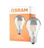 Osram Classic LED E27 Päärynä Filament Mirror Hopea 4W 400lm - 827 Erittäin Lämmin Valkoinen | Korvaa 35W