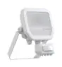 Ledvance LED Valonheitin Aluminium Valkoinen 8W 1200lm 100D - 840 Kylmä Valkoinen | IP65 - Liike- Ja Valotunnistin - Symmetrinen